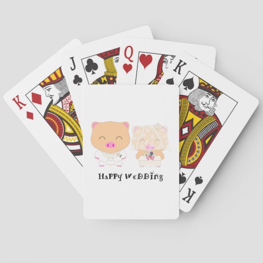 HappyWedding Pokerkaarten (Achterkant)