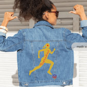 HappyWorkT DE RODE STIP VAN GOD CHRISTELIJK Denim Jacket