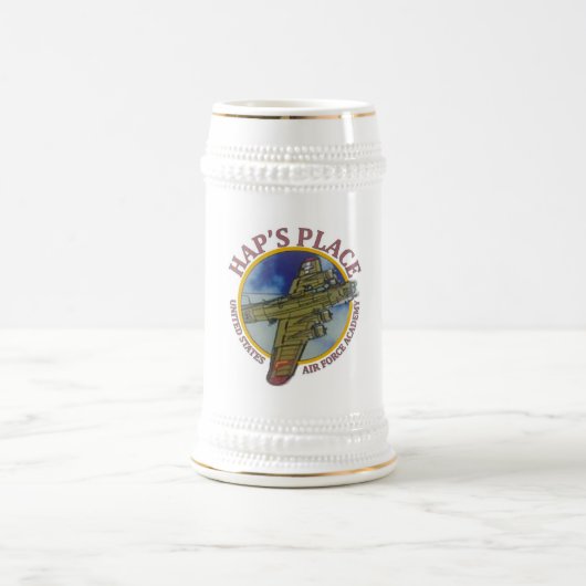 Hap's Place USAFA Beer Stein Bierpul (Center)