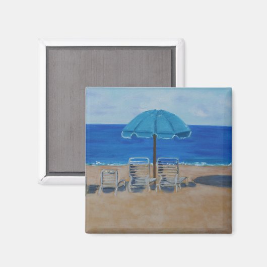 "Hapuna Beach Hawaï" Magneet (Voorkant / Achterkant)