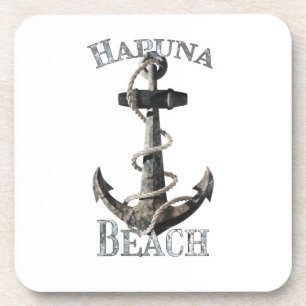 Hapuna Beach Hawaii Vacation Nautical Anchor Bier Onderzetter