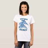 Hapuna Beach Hawaii Vacation Tribal Dolphins T-shirt (Voorkant volledig)
