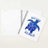 Hapuna Beach Hawaii Vacation Tribal Turtle Planner (Display)