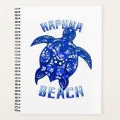 Hapuna Beach Hawaii Vacation Tribal Turtle Planner (Voorkant)