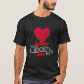 Hapy Valentijnsdag Matching Gift T-shirt (Voorkant)