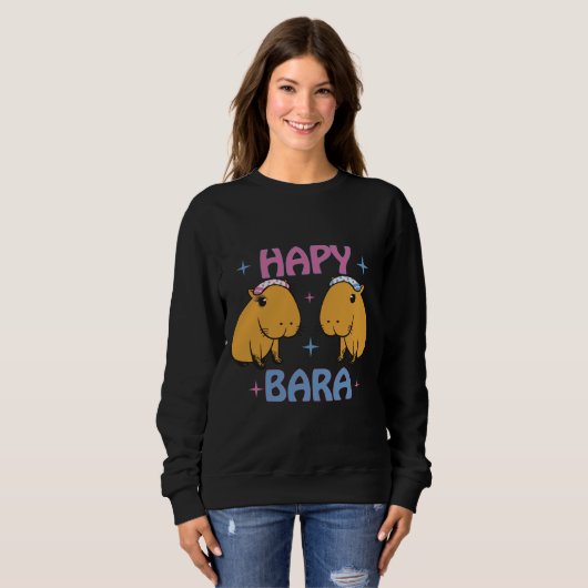 Hapybara - Grappige capybara Trui (Voorkant volledig)