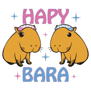 Hapybara - Grappige capybara  Trui