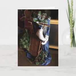 Har-Ber de schaatsen2013c- Wenskaart   van het Feestdagen Kaart