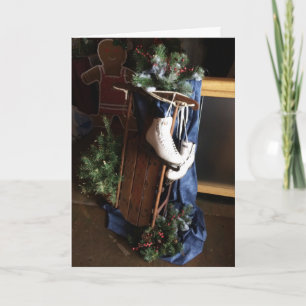 Har-Ber de schaatsen2013c- Wenskaart   van het Feestdagen Kaart