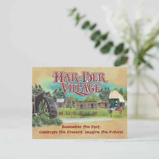 Har-Ber-dorp postkaart 15r (Staand voorkant)