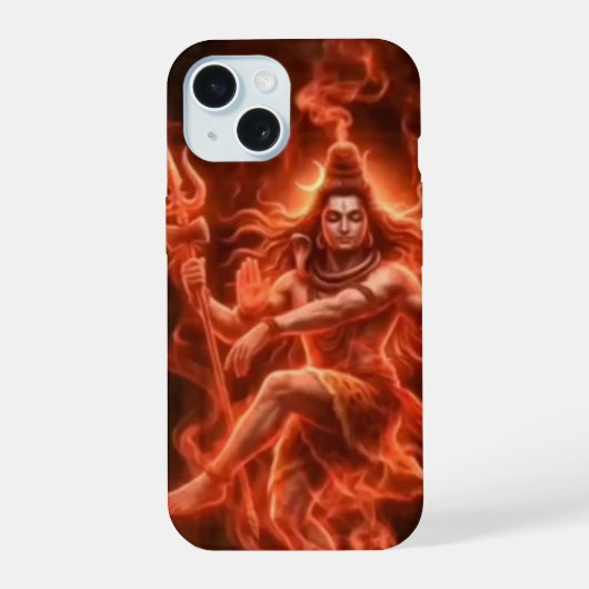 Har Har Mahadev iPhone 15 Case (Achterkant)