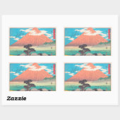 Hara uit de serie 53 Stations hokaido Rechthoekige Sticker (Vel)