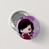 Harajuku Girl Mayumi Ronde Button 3,2 Cm (Voorkant /achterkant)