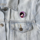 Harajuku Girl Mayumi Ronde Button 3,2 Cm (In situ)