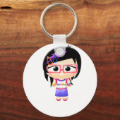Harajuku Girl Sleutelhanger (Voorkant)