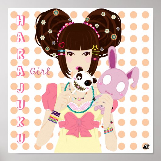 Harajuku Girl Yuriko Poster (Voorkant)