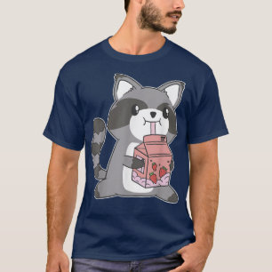 Harajuku Japan Anime Cute Kawaii Japans Raccoon T-shirt