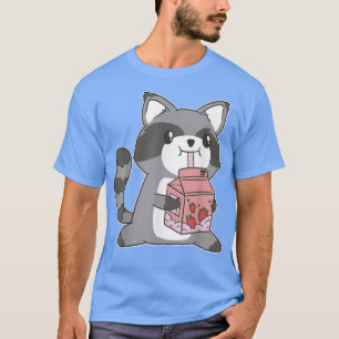 Harajuku Japan Anime Cute Kawaii Japans Raccoon T-shirt