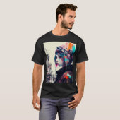 Harajuku Japan Modern Girl Art T-shirt (Voorkant volledig)