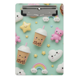 Harajuku Kawaii Style: koffie en donuts van Natash Mini Klembord