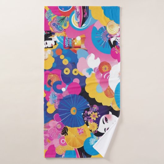 Harajuku-patroon Badhanddoek (Badhanddoek)