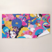 Harajuku-patroon Badhanddoek (Badhanddoek)