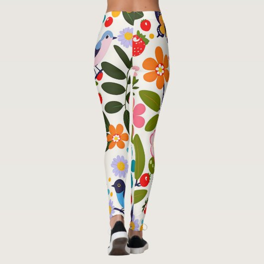 Harajuku-patroon Leggings (Achterkant)