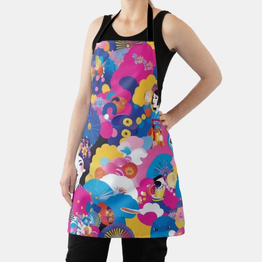 Harajuku-patroon Schort (Insitu)