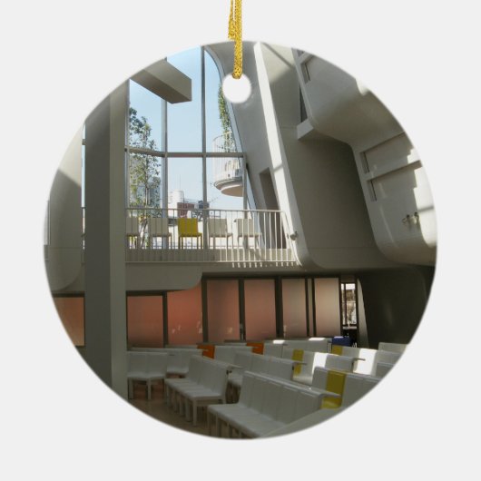 Harajuku Protestant Church, Tokio, Japan Keramisch Ornament (Achterkant)