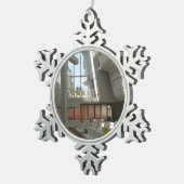 Harajuku Protestant Church, Tokio, Japan Tin Sneeuwvlok Ornament (Rechts)