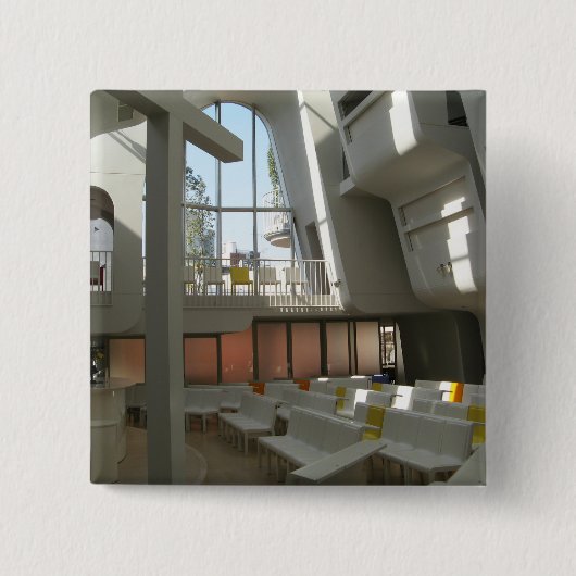 Harajuku Protestant Church, Tokio, Japan Vierkante Button 5,1 Cm (Voorkant)