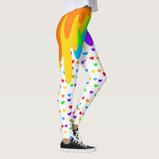 Harajuku Rainbow met gekleurde Leggings (Rechts)