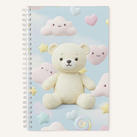 Harajuku Style: Wolken en sterren van Natasha Us Notitieboek (Voorkant)
