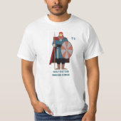 Harald Bluetooth - Viking King of Denmark T-shirt (Voorkant)