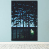 Harald Oscar Sohlberg - Visserswoning (1899) Canvas Afdruk (Insitu (Houten vloer))