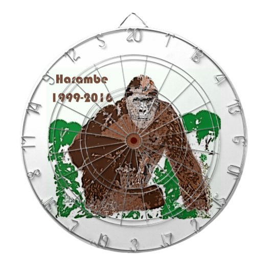 Harambe Dartbord (Voorkant)