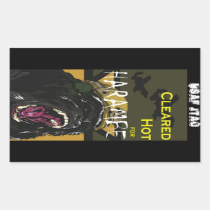 Harambe de JTAC Rechthoekige Sticker