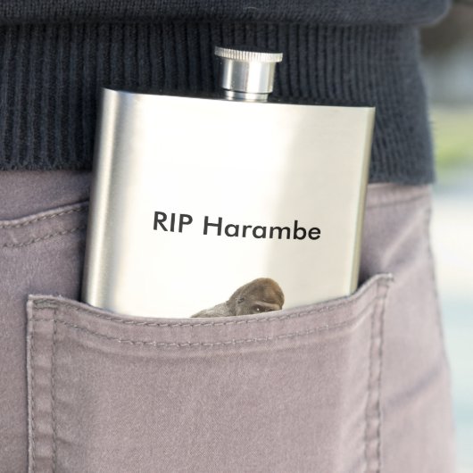 Harambe Flask Heupfles (Voorbeeld)