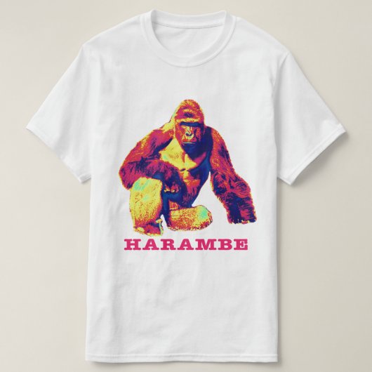 Harambe Gorilla T-shirt (Design voorkant)