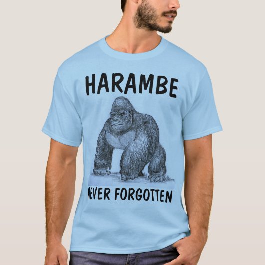 HARAMBE GORILLA T-shirts (Voorkant)