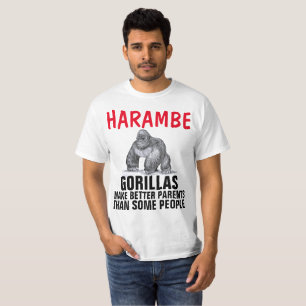 HARAMBE gorilla t-shirts, BETER OUDER T-shirt