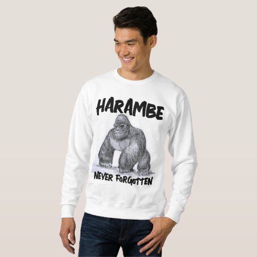 HARAMBE GORILLA T-shirts t - shirts (Voorkant volledig)