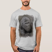 Harambe (Grafiettekening)-groot Afbeelding grootte T-shirt (Voorkant)