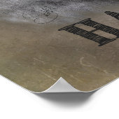 Harambe (Grafiettekening) Poster (Hoek)