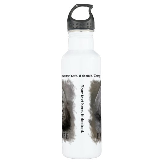 Harambe (Grafiettekening) Waterfles (Voorkant)