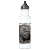 Harambe (Grafiettekening) Waterfles (Links)