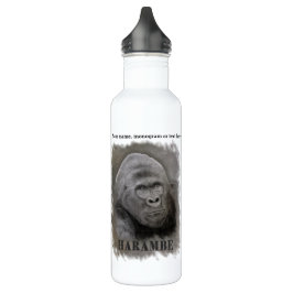 Harambe (Grafiettekening) Waterfles