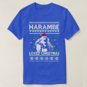 Harambe hield van kersttrui t-shirt (Design voorkant)