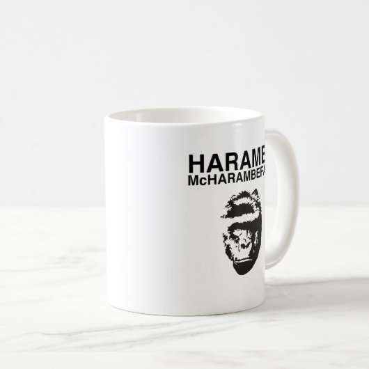 Harambe McHarambeface Koffiemok (Voorkant rechts)