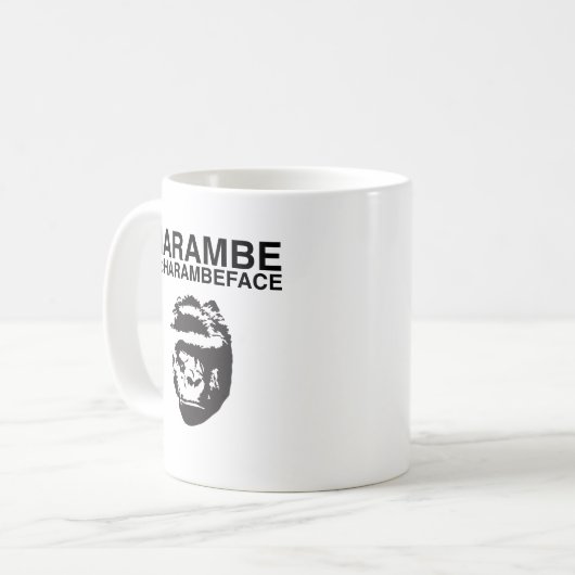Harambe McHarambeface Koffiemok (Voorkant links)